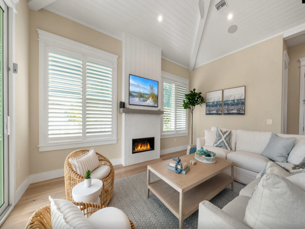 Luxury rental home one block to beach
